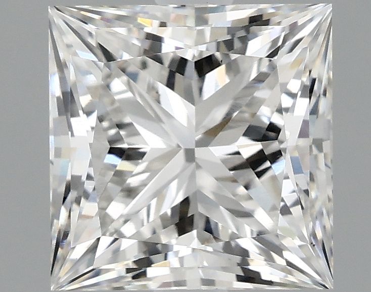 2.10 ct. princess Lab Grown Diamond front image