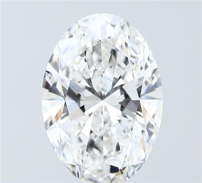 6.05 ct. oval Lab Grown Diamond front image
