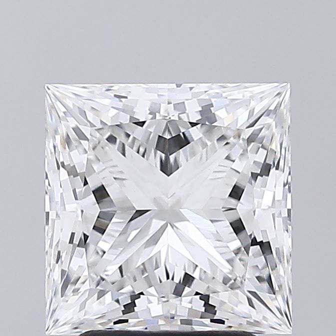 3.02 ct. princess Lab Grown Diamond front image