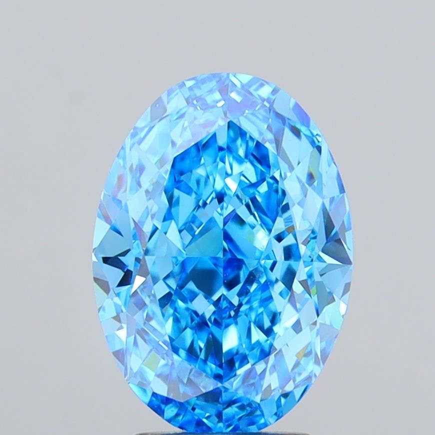 4.06 ct. oval Lab Grown Diamond front image