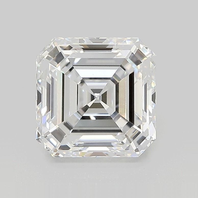 2.54 ct lab-grown Asscher Diamond