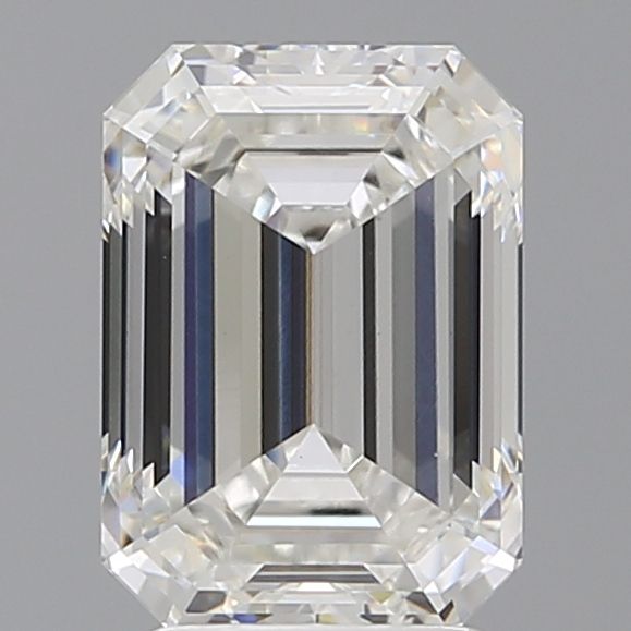 3.04 ct. emerald Lab Grown Diamond front image