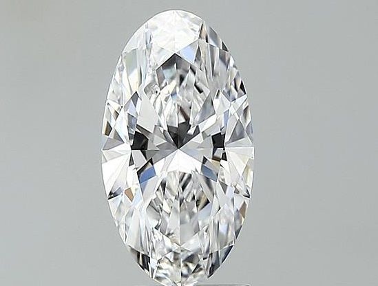 2.01 ct. oval Lab Grown Diamond front image