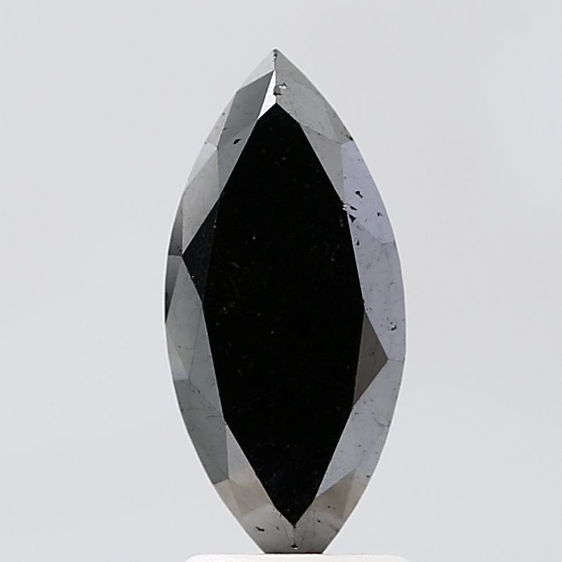 2.4 Carat Marquise Diamond Fancy Black VS2