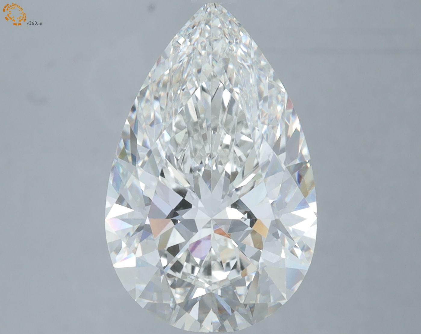 5.09 ct. pear Lab Grown Diamond front image