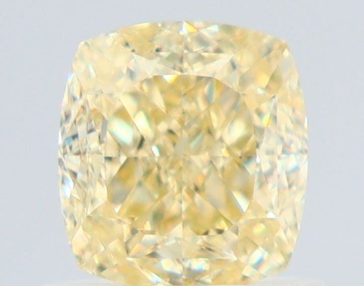 1 Carat Cushion brilliant Diamond Fancy Light Yellow VS1