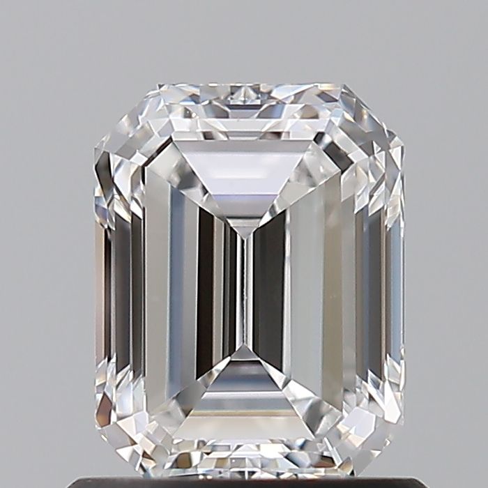 Diament szmaragdowy, 0.92 ct, D, VVS2