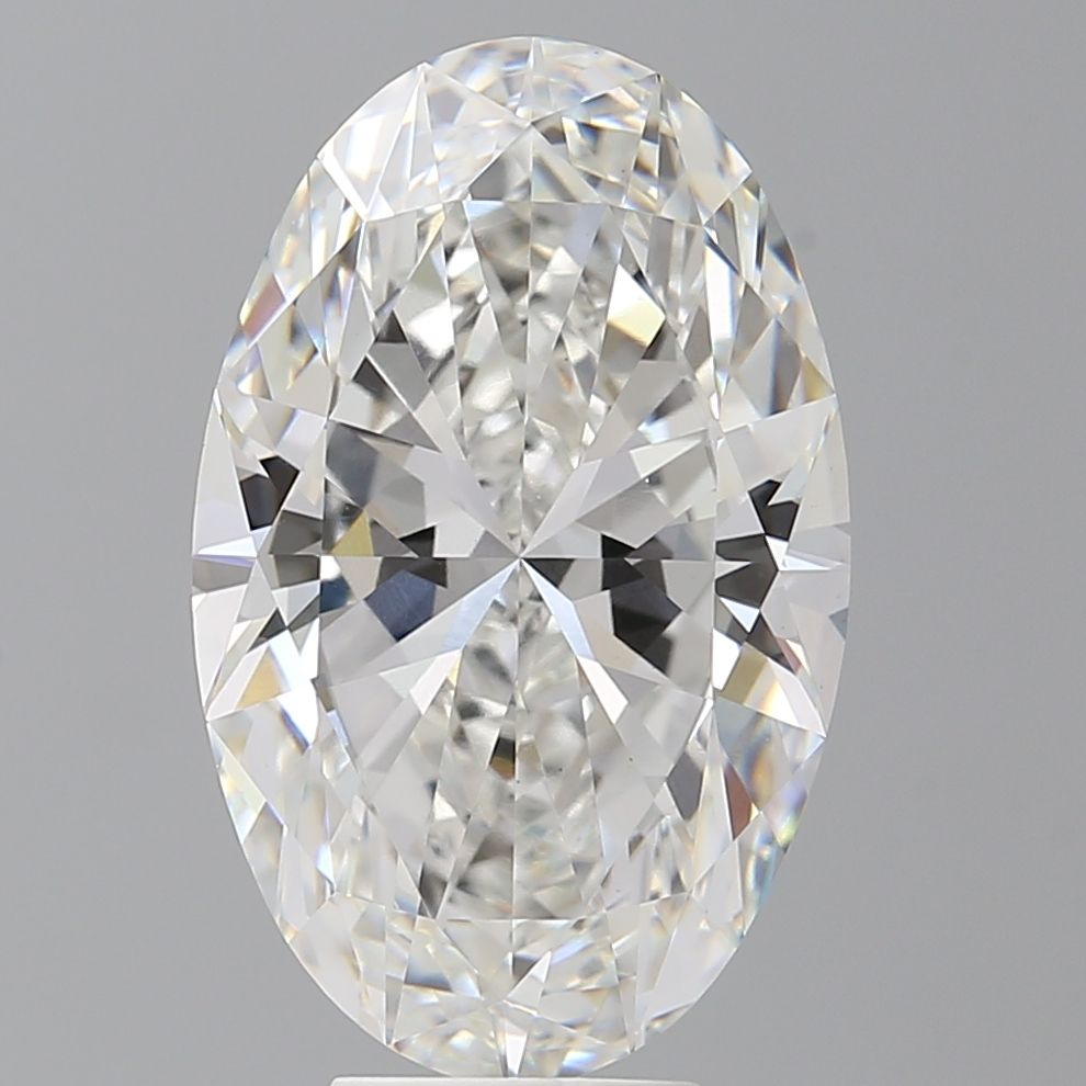 7.10 ct. oval Lab Grown Diamond front image