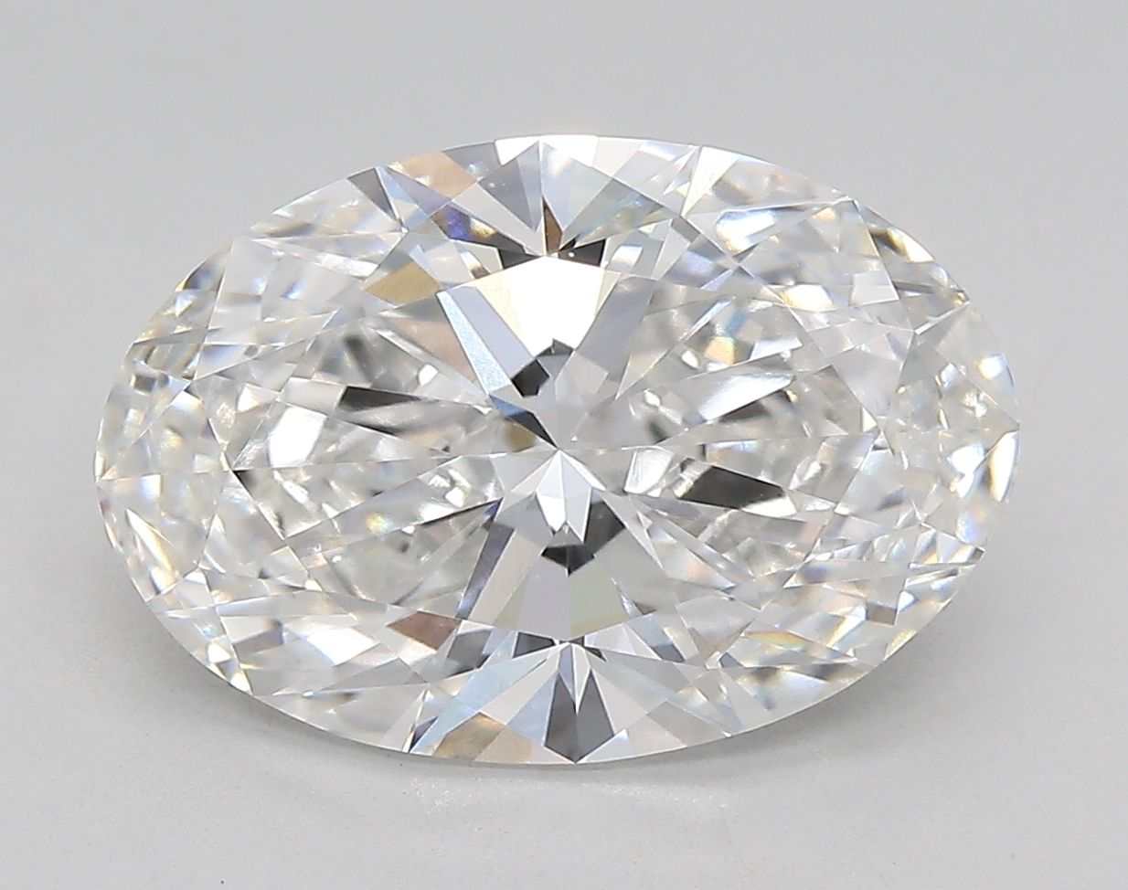 4.42 ct. oval Lab Grown Diamond front image