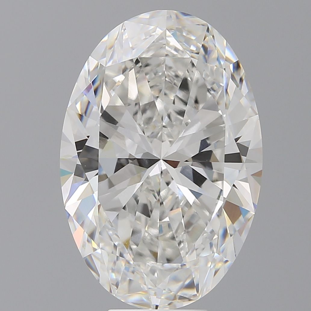 9.97 ct. oval Lab Grown Diamond front image