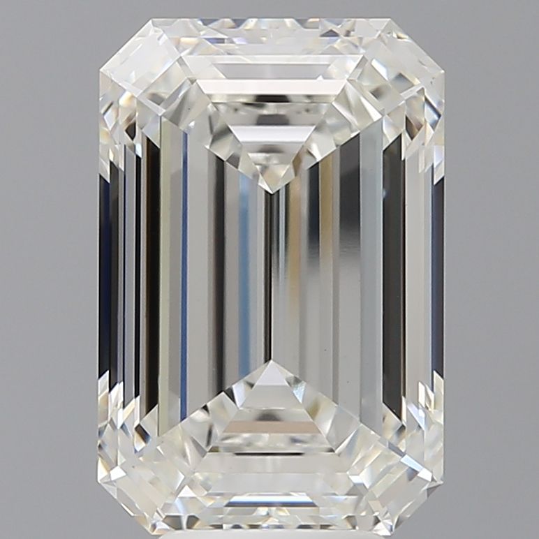 6.60 ct. emerald Lab Grown Diamond front image