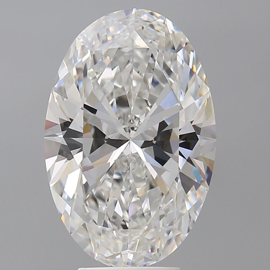 6.03 ct. oval Lab Grown Diamond front image