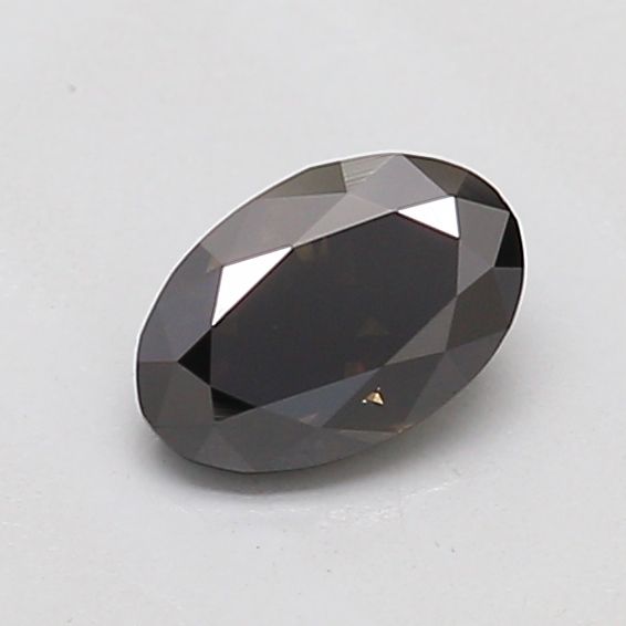 0.41ct Oval BLACK VS2