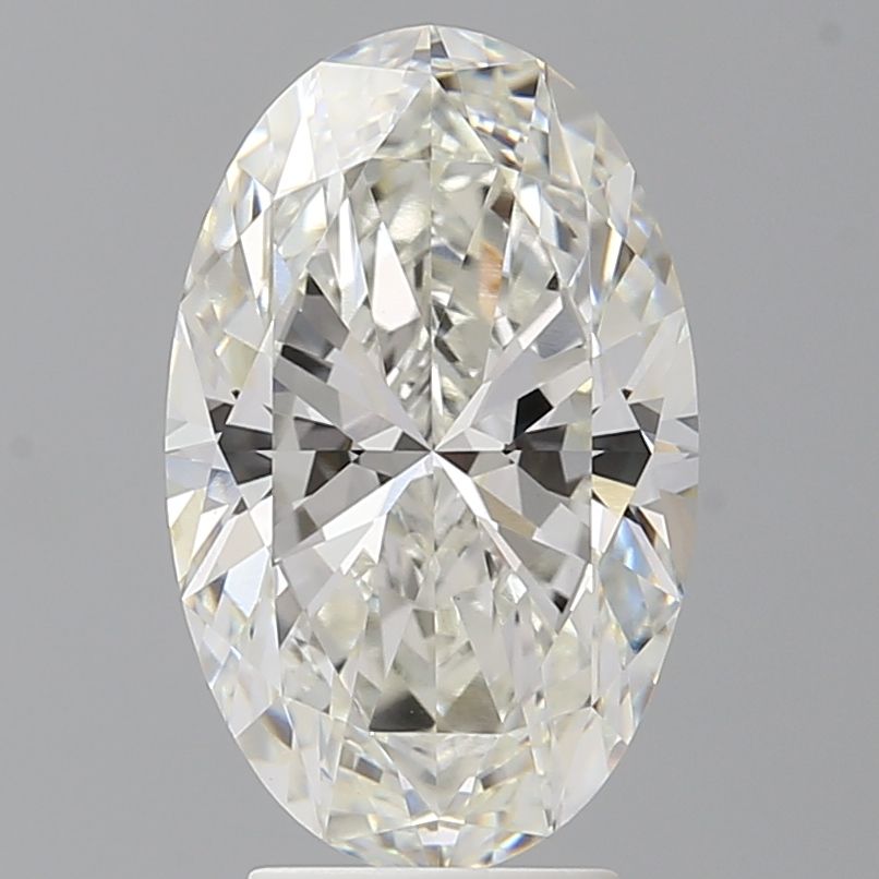4.06 ct. oval Lab Grown Diamond front image