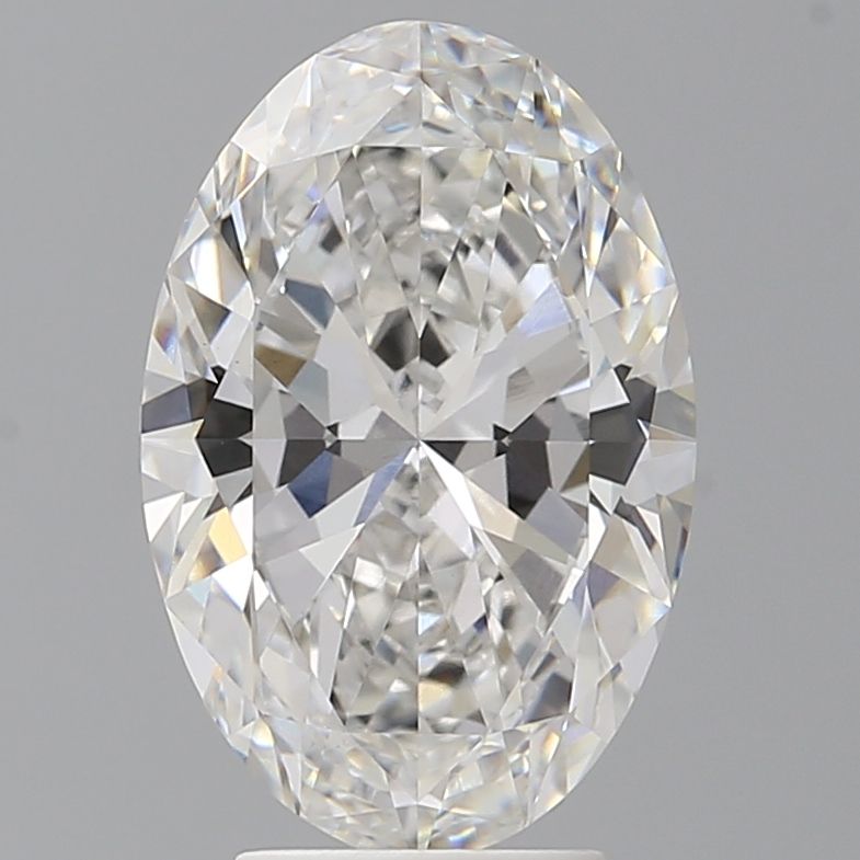 4.09 ct. oval Lab Grown Diamond front image