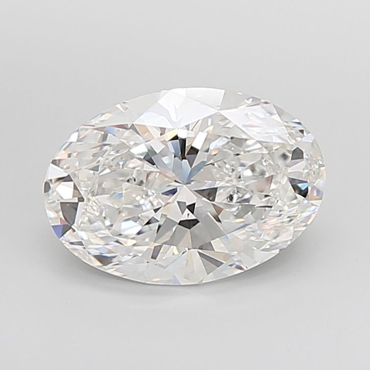6.07 ct. oval Lab Grown Diamond front image