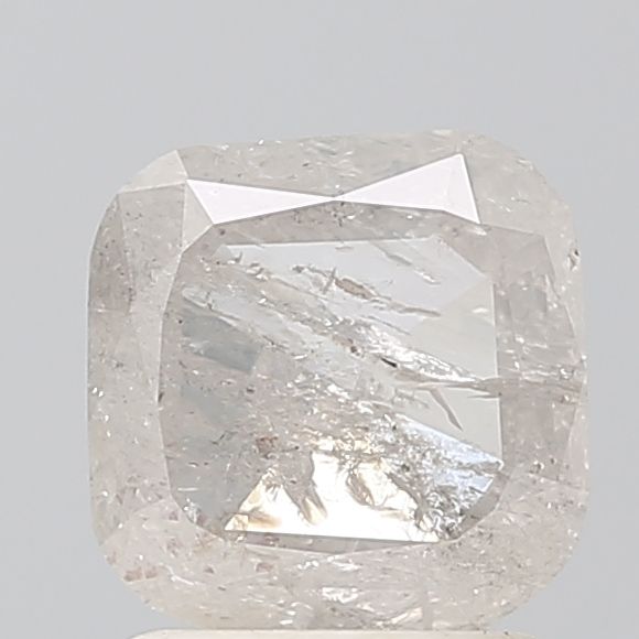 1.25 Carat Cushion brilliant Diamond Salt and Pepper VS1