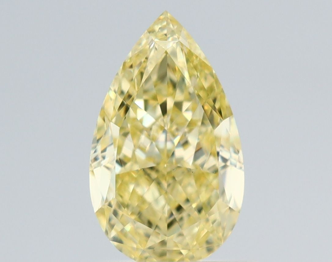 1.14 Carat Pear Diamond Fancy Yellow VS2