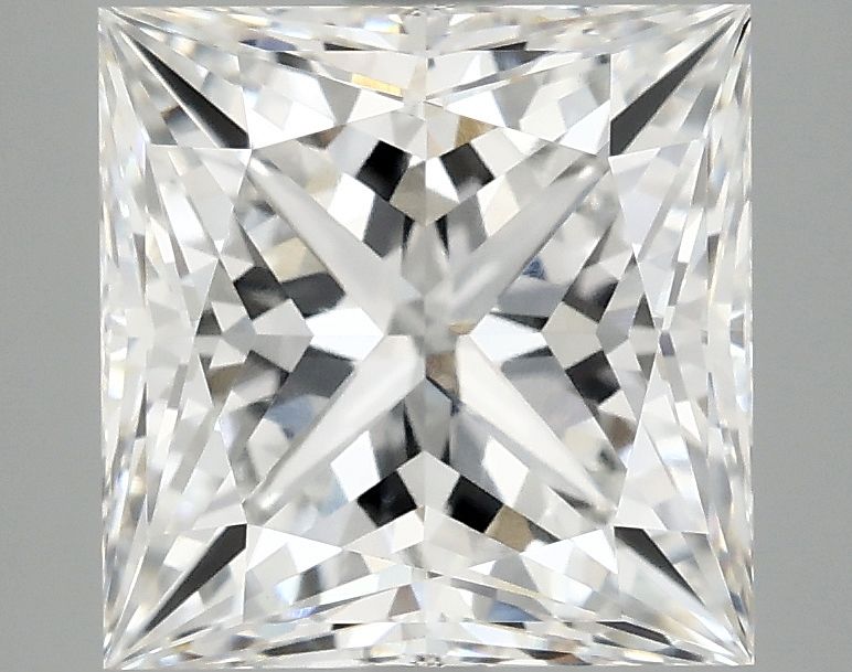 4.19 ct. princess Lab Grown Diamond front image