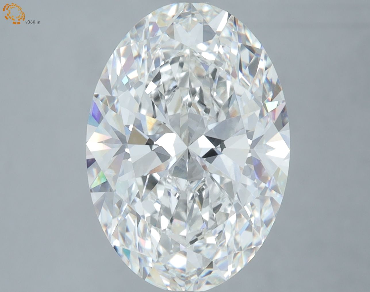 5.10 ct. oval Lab Grown Diamond front image