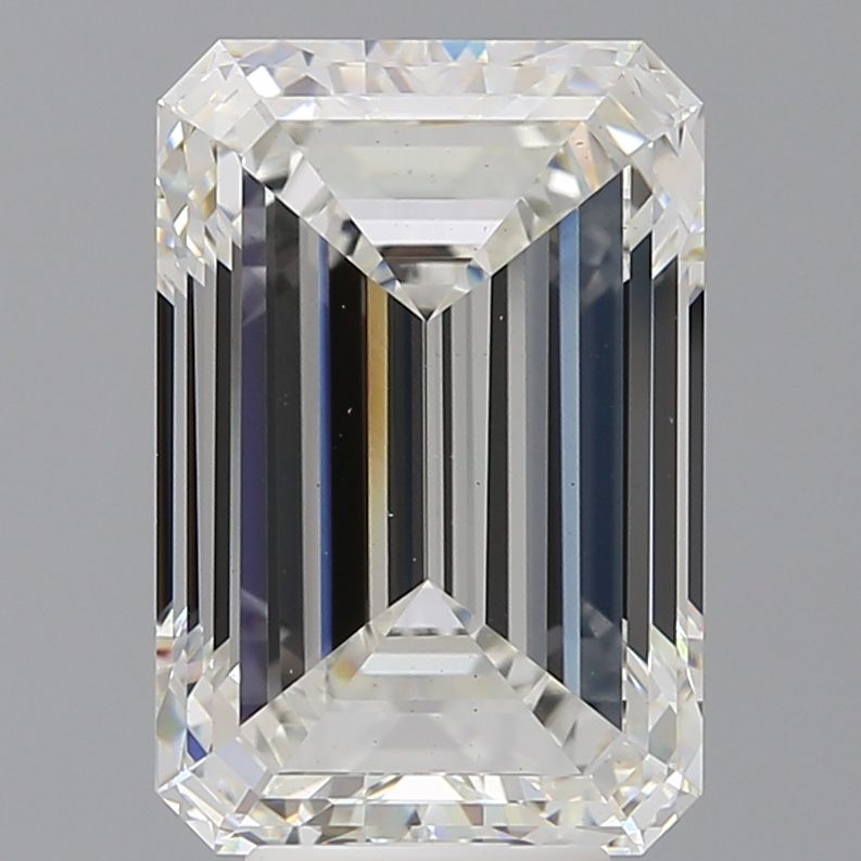 7.03 ct. emerald Lab Grown Diamond front image