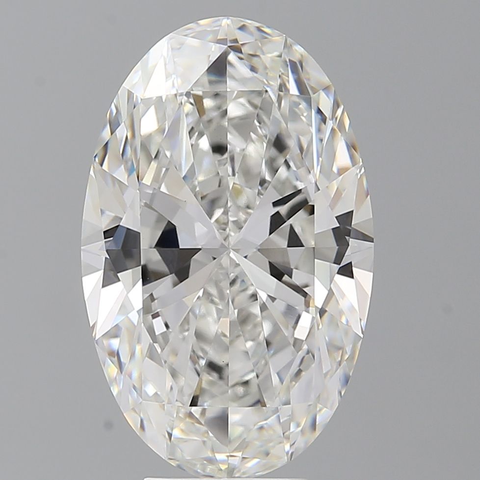 7.09 ct. oval Lab Grown Diamond front image