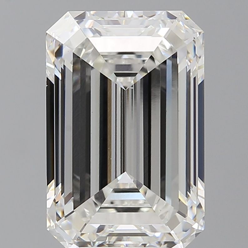 7.10 ct. emerald Lab Grown Diamond front image