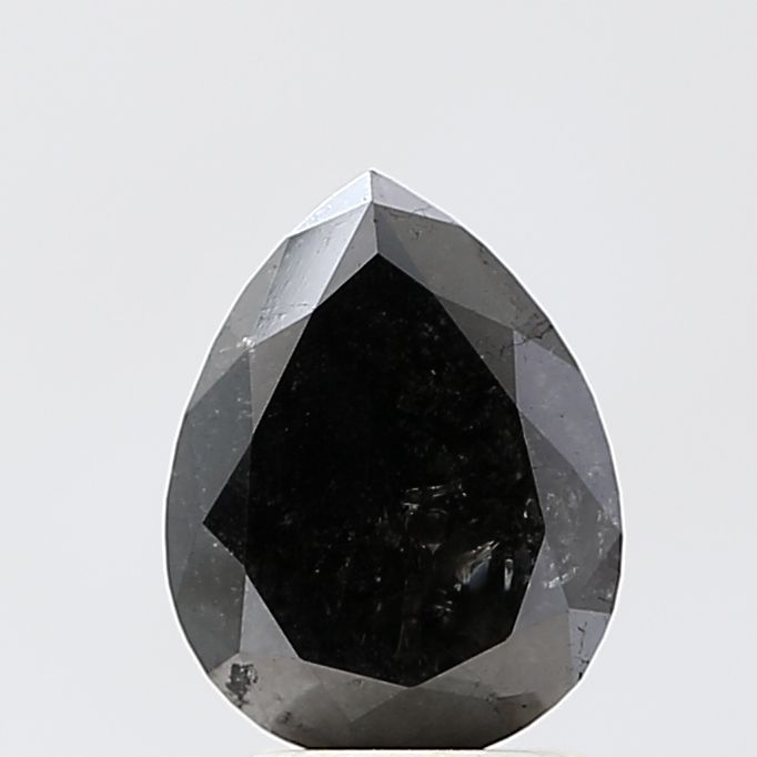 2.43 Carat Pear Diamond Black VS1