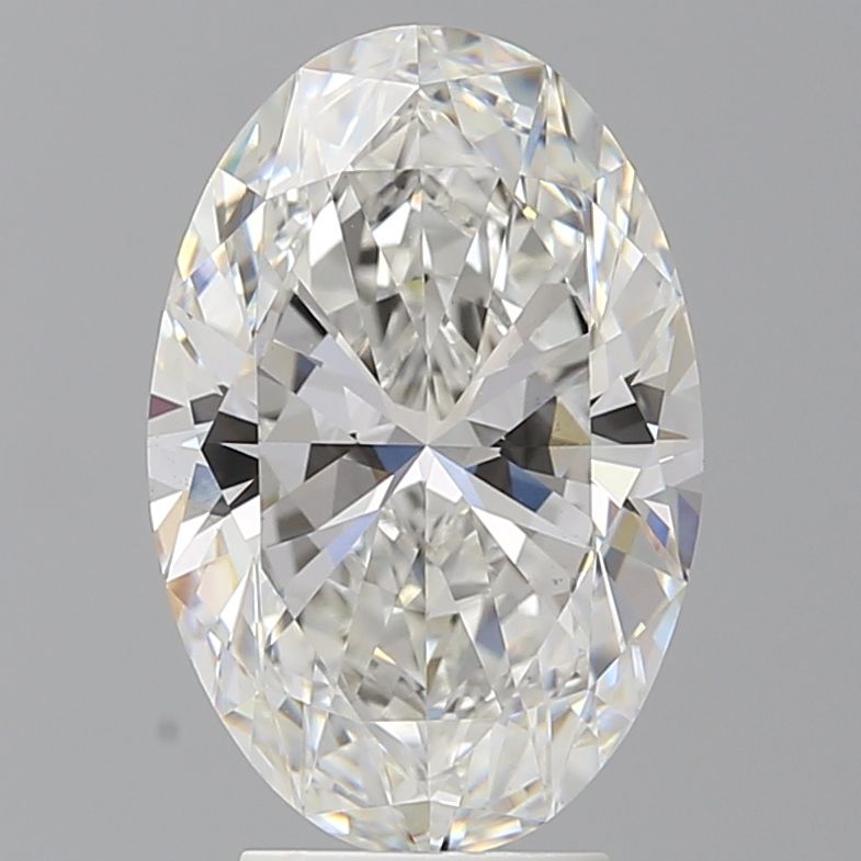 4.10 ct. oval Lab Grown Diamond front image