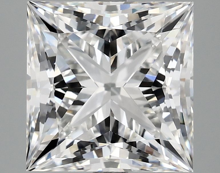 4.09 ct. princess Lab Grown Diamond front image