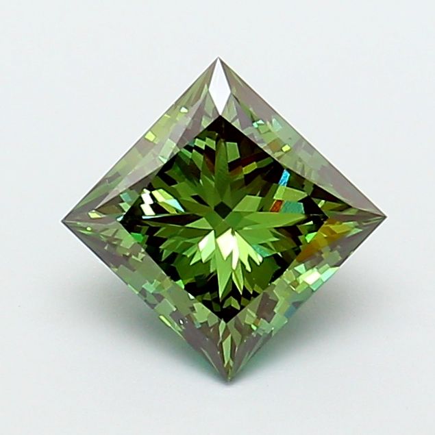 2.10 ct. princess Lab Grown Diamond front image
