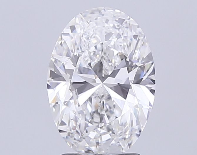 2.82 ct. oval Lab Grown Diamond front image