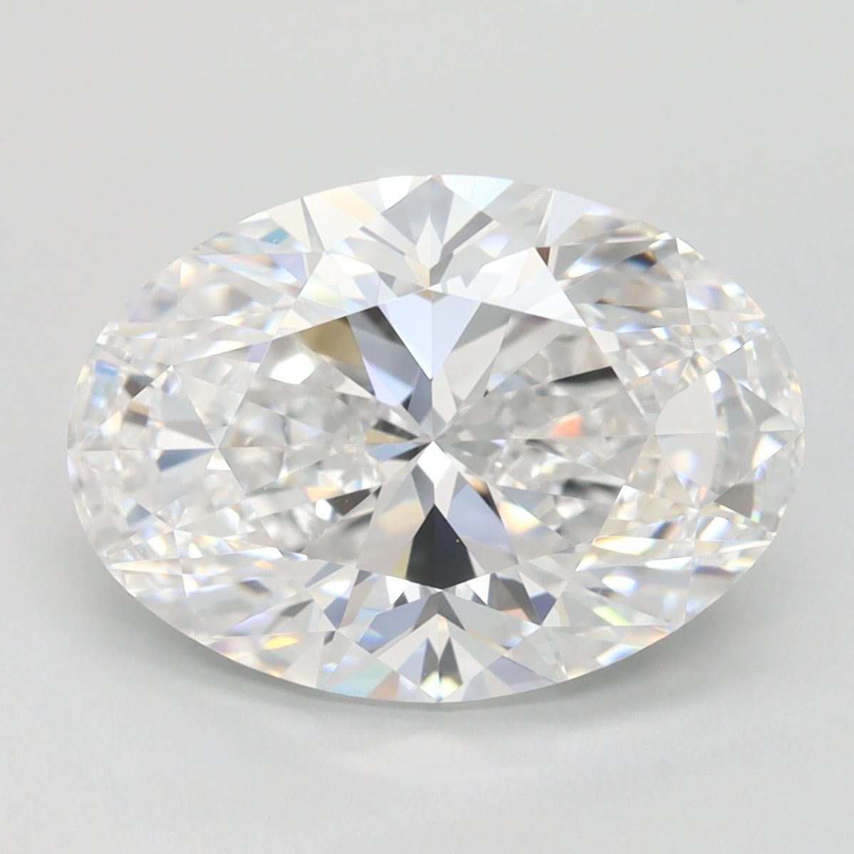 3.70 ct. oval Lab Grown Diamond front image
