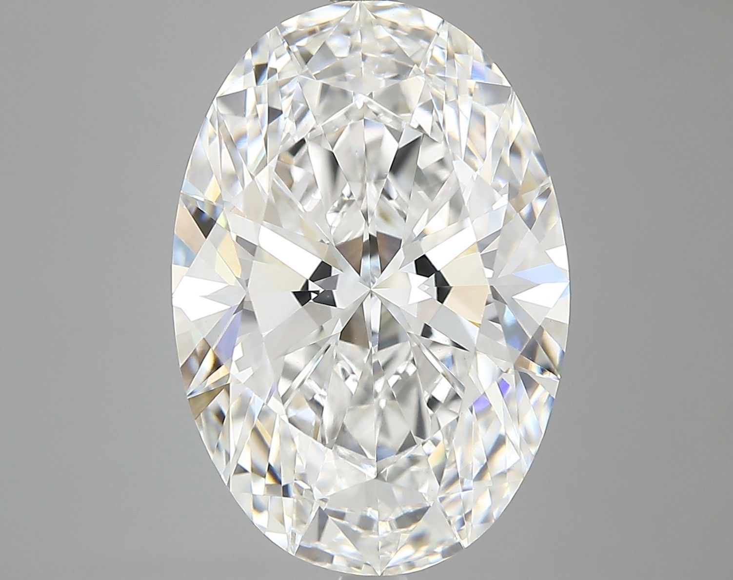 7.10 ct. oval Lab Grown Diamond front image