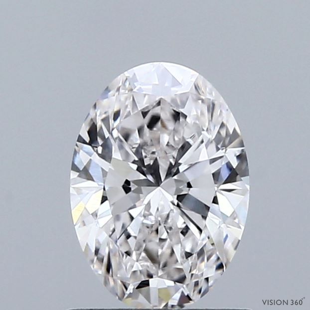 1 ct lab-grown Oval Diamond