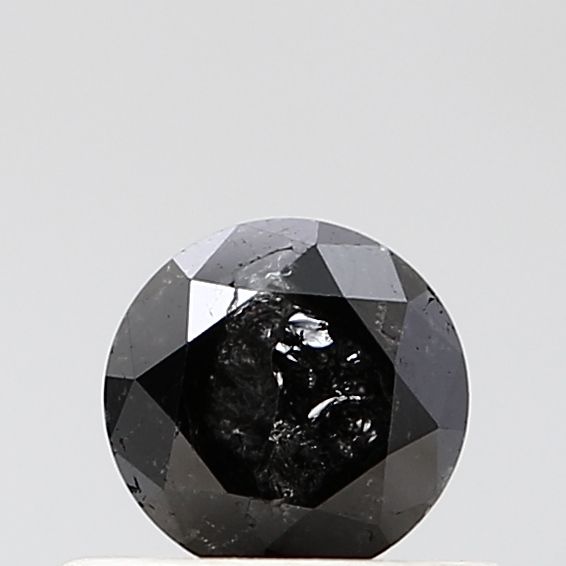 0.43 Carat Round Diamond Salt and Pepper VS2