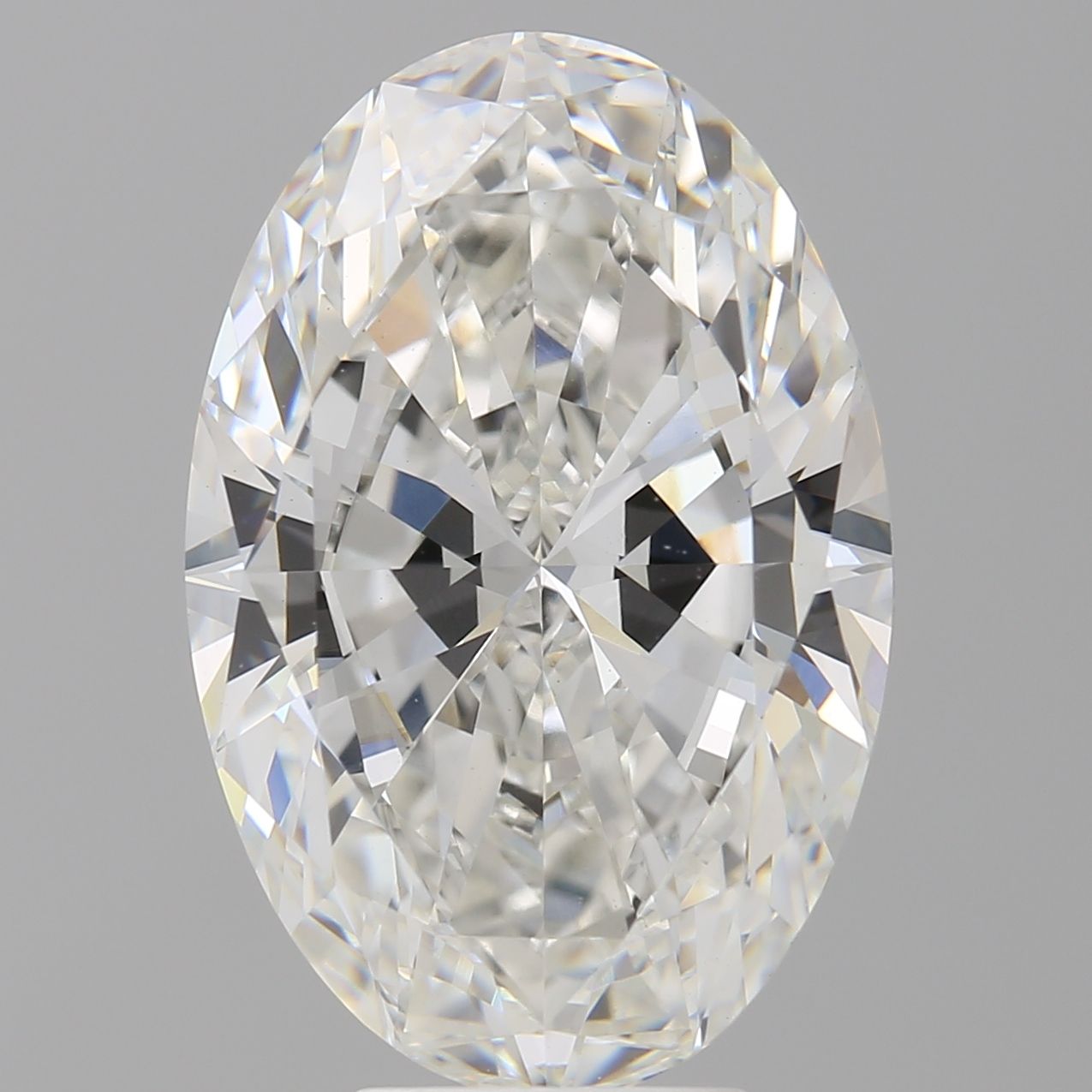 7.09 ct. oval Lab Grown Diamond front image