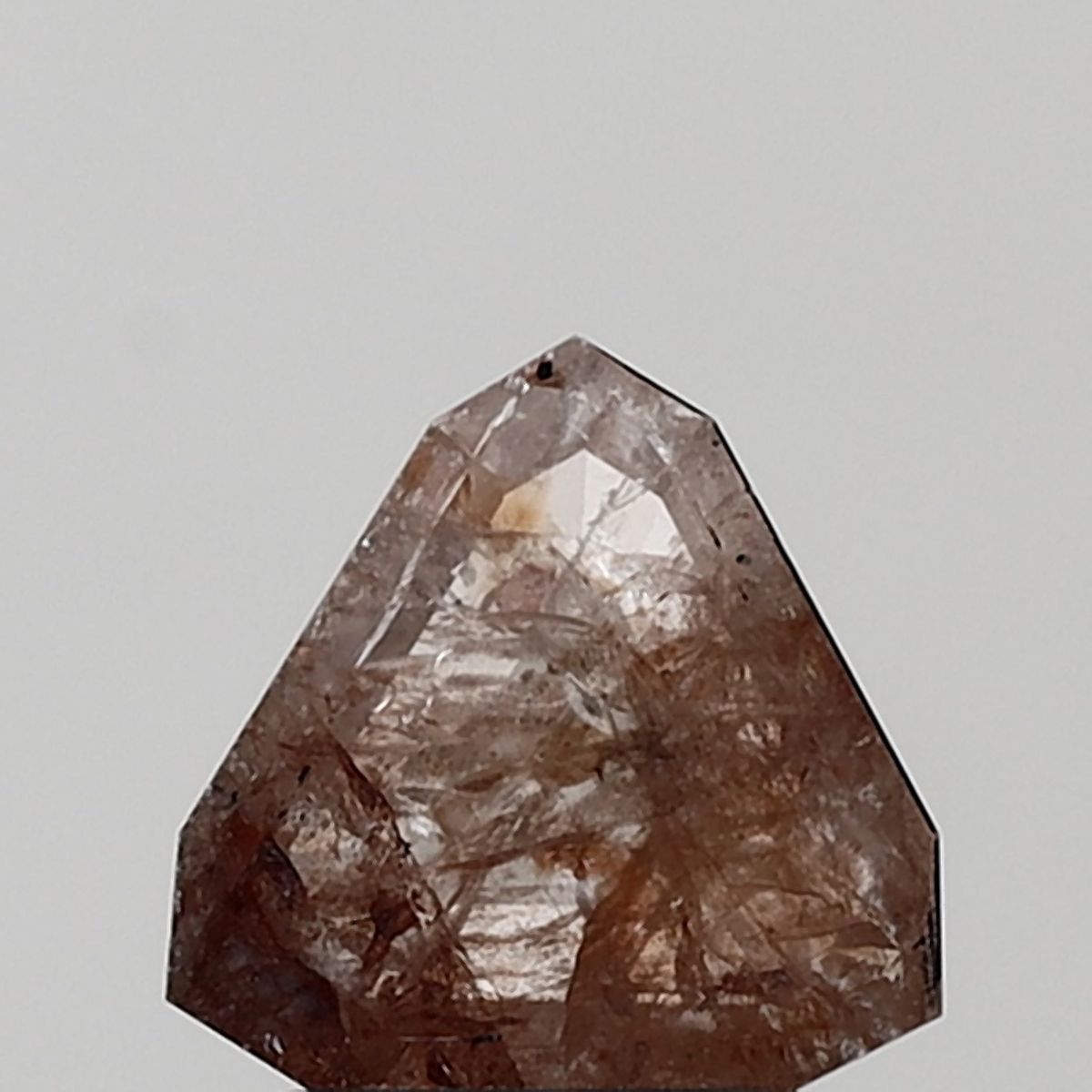 1.06 Carat Trilliant Diamond Salt and Pepper VVS2