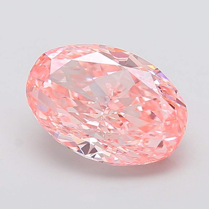 6.05 ct. oval Lab Grown Diamond front image