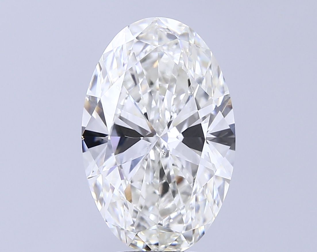 5.02 ct. oval Lab Grown Diamond front image