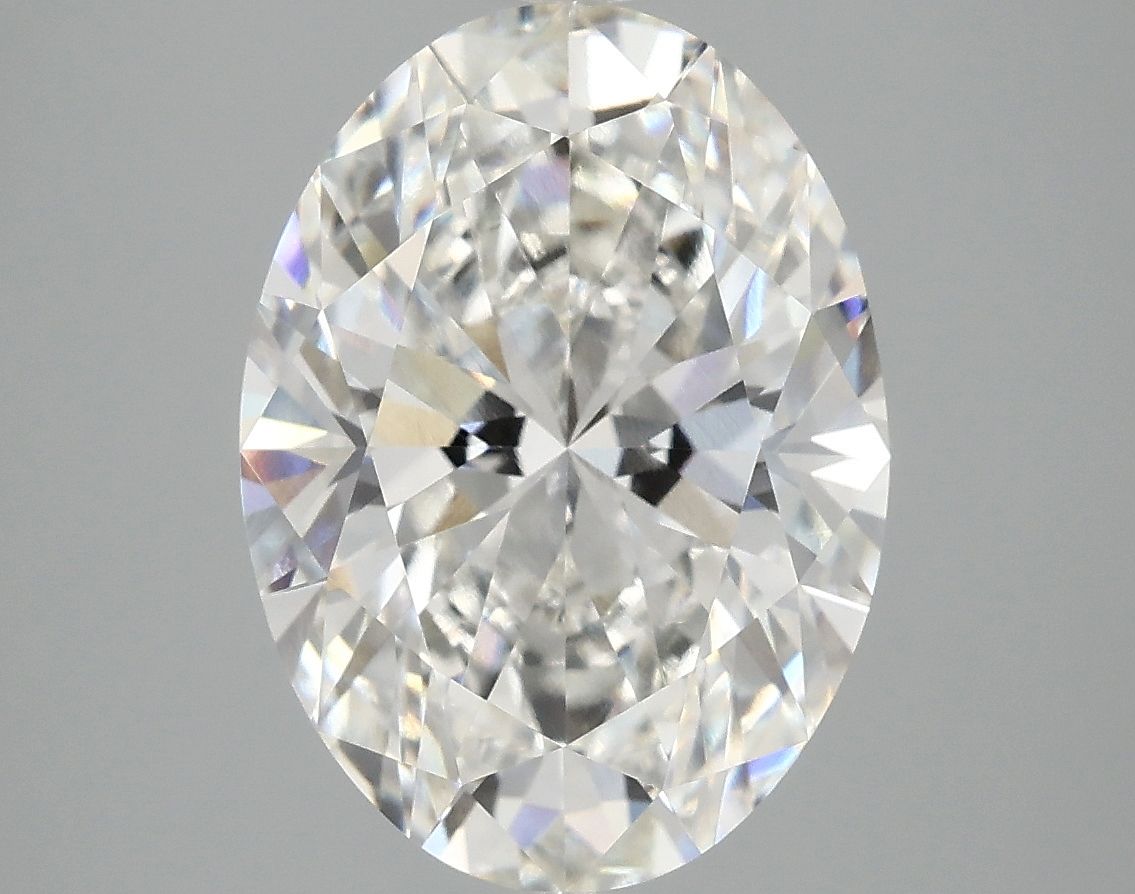 3.87 ct. oval Lab Grown Diamond front image