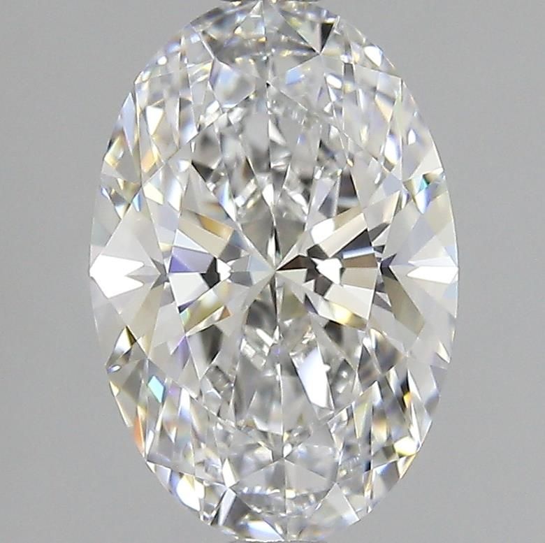 3.02 carat f IF EX Cut IGI oval diamond