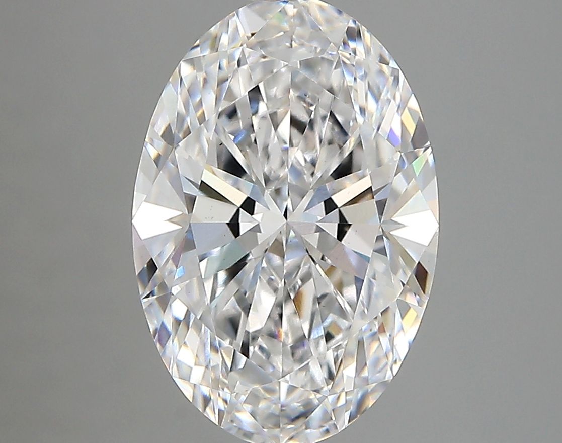3.75 ct. oval Lab Grown Diamond front image