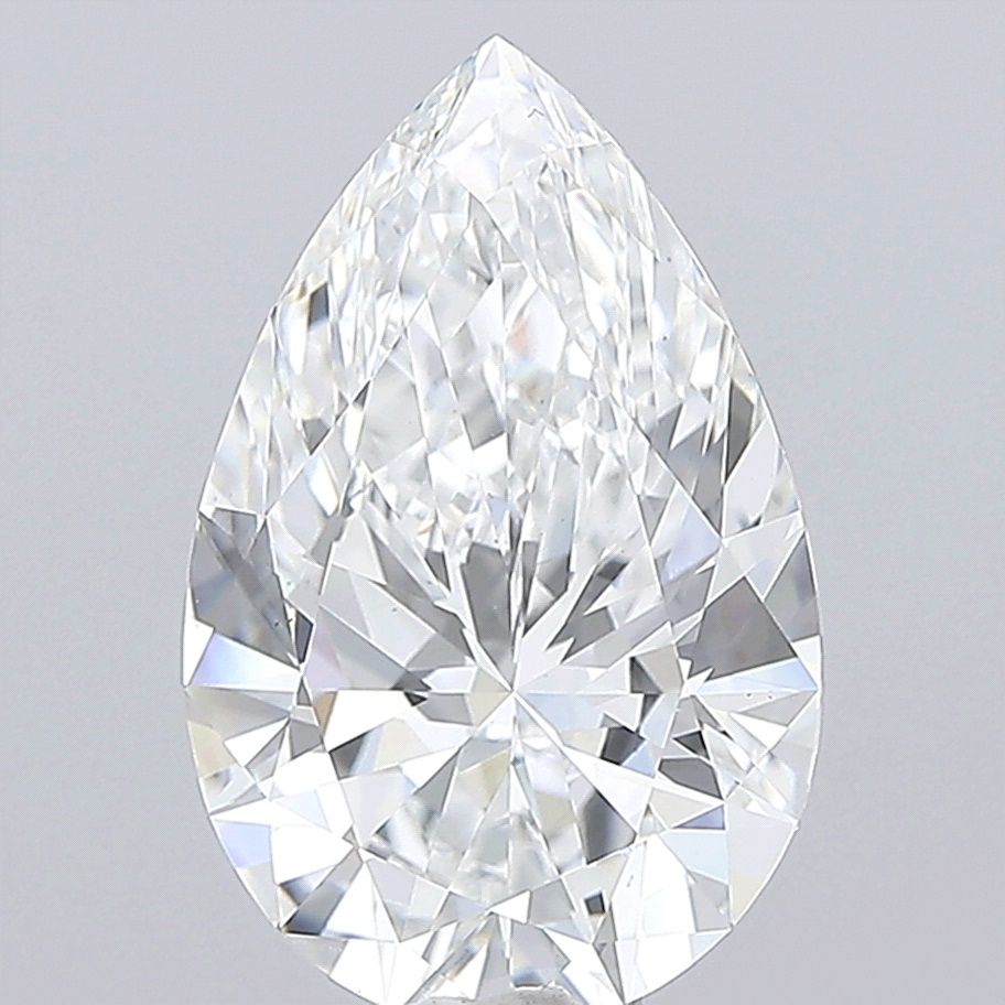 6.09 ct. pear Lab Grown Diamond front image