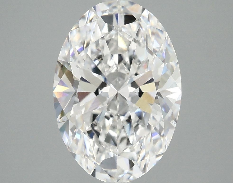 3.08 ct. oval Lab Grown Diamond front image