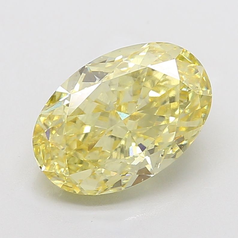 6.10 ct. oval Lab Grown Diamond front image