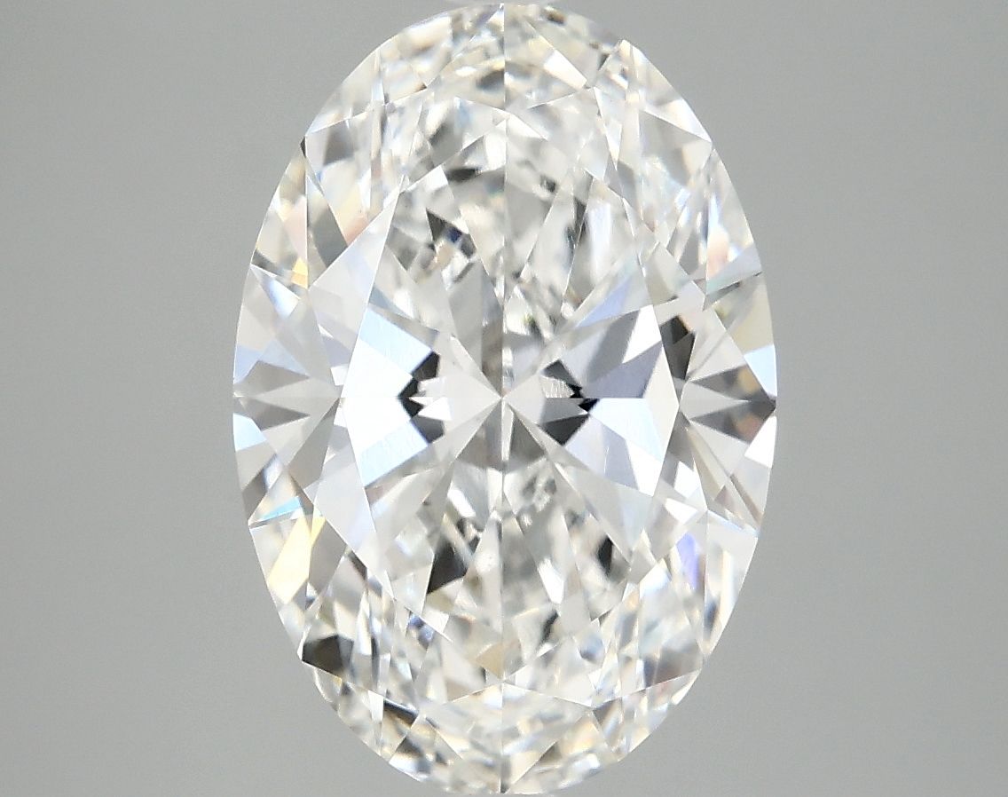 3.93 ct. oval Lab Grown Diamond front image