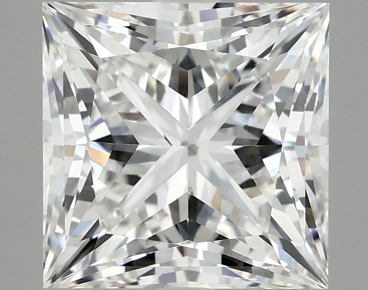 4.10 ct. princess Lab Grown Diamond front image