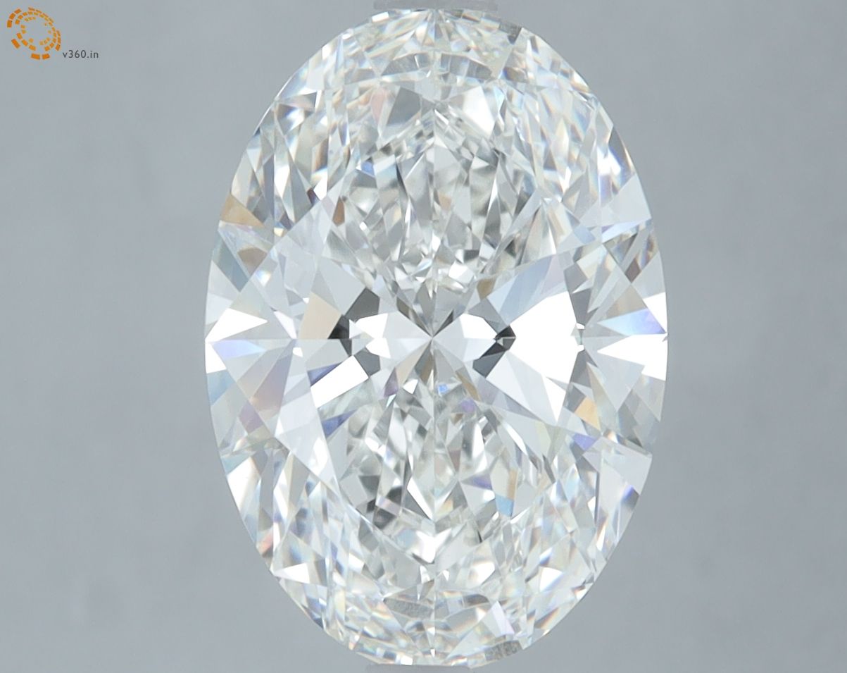 4.05 ct. oval Lab Grown Diamond front image