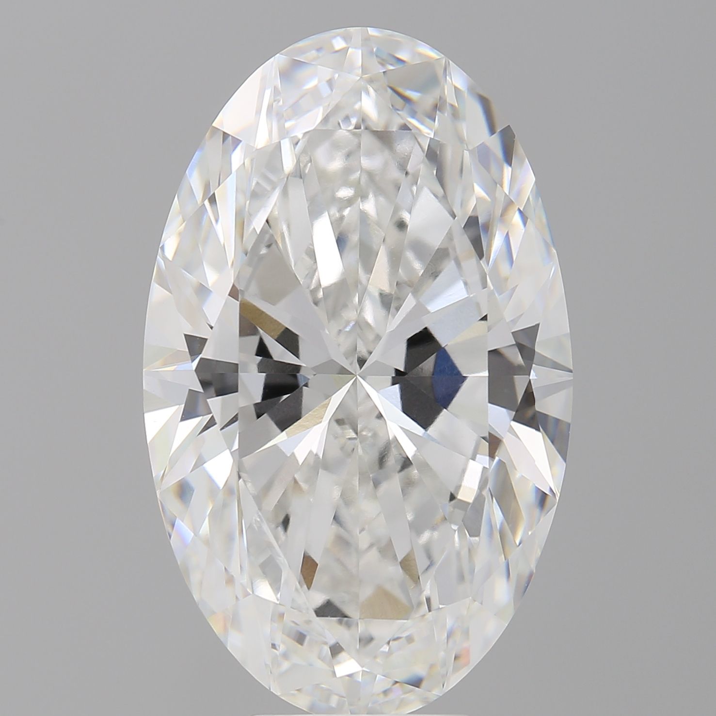 9.58 ct. oval Lab Grown Diamond front image